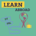 Obrazek z napisem learn abroad