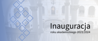 obrazek z tekstem inauguracja roku akademickiego 2023 2024