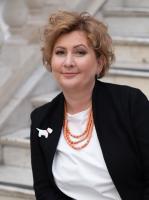 Zdjęcie: Dziekan dr hab. Justyny Łacny, profesor uczelni